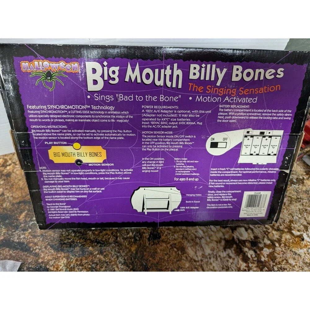Box Big Mouth Billy Bones 